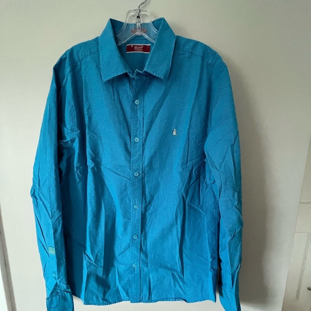 An Original Penguin by Munsingwear Men’s Button Down Shirt Heritage Slim Fit L